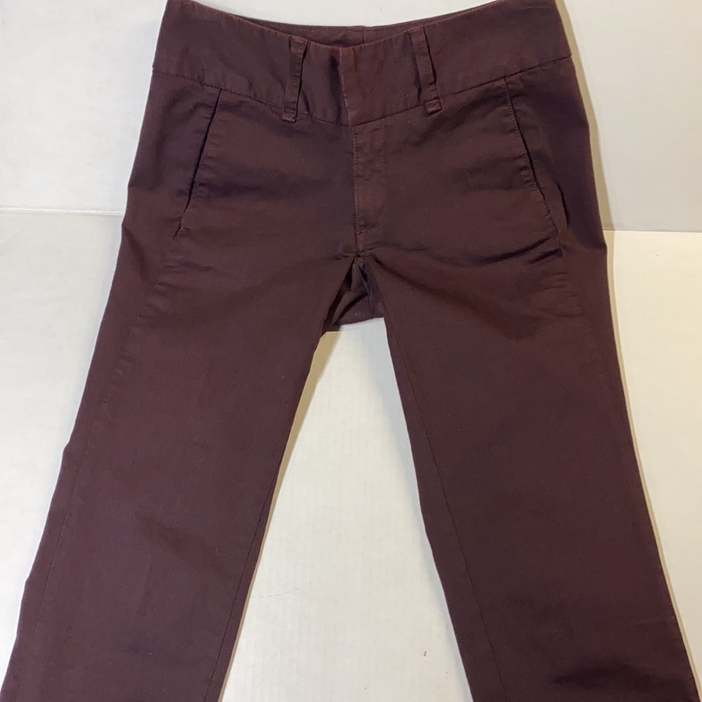 rag & bone Burgundy Chino Style Pant/Jean - Picture 3 of 9